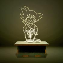 Mini Luminária Dragon Ball Goku Clássico