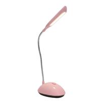 Mini Luminária Flexível Rosa 9x28cm de Mesa LED Interponte