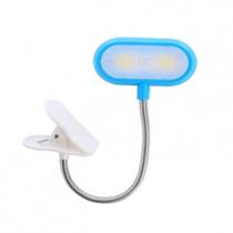 Mini Luminária Haste Flexivel Com Presilha para Mesas