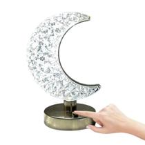 Mini Luminária LED de Lua com USB Luz Fria Quente e Mista 19cm Mini Luminária LED de Lua com USB Luz Fria Quente e Mista 19cm