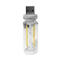 Mini Luminária LED Noturna USB Portátil - Retro - Para Casa e Quarto