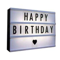 Mini Luminária Light Box 15x10 Cinema Letreiro Led Mini Luminária Light Box 15x10 Cinema Letreiro Led