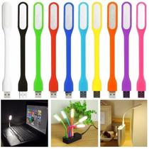 Mini Luminária Luz Lampada Led Abajur Notebook Usb Flexível