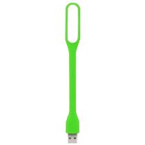 Mini Luminária Luz Lampada Led Abajur Notebook Usb Flexível Verde - 1 Unid.
