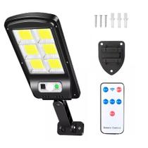 Mini Luminária Solar de Parede c/ Sensor e Controle Remoto