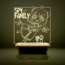 Mini Luminária Spy x Family - Anya Expressões
