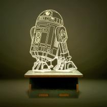 Mini Luminária Star Wars - Robô R2-D2