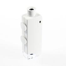 Mini Lupa Branca De Led Com Zoom Microscópio Portátil