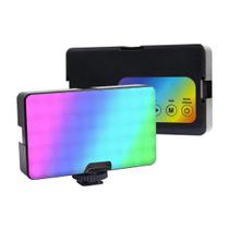 Mini Luz de Led RGB Recarregável Usb Tipo C Para Câmera Fotos e Vídeos Mini Luz de Led RGB Recarregável Usb Tipo C Para Câmera Fotos e Vídeos
