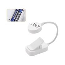 Mini Luz De Leitura LED Ajustável USB Recarregável Com Clipe Para Mesa Para Viagens, Quarto, Estudo