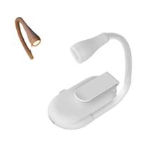 Mini Luz De Livro USB Recarregável Com 3 Temperaturas De Cor Regulável Lâmpada De Leitura LED