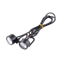 Mini Luz Estroboscópica LED Para Motocicleta, Lâmpada De Neblina Diurna Eagle Eye, 2 Peças,