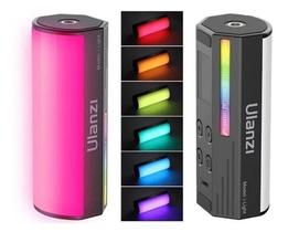 Mini Luz Led Rgb Ulanzi Magnética Portátil Preto Preto Mini Luz Led Rgb Ulanzi Magnética Portátil Preto Preto