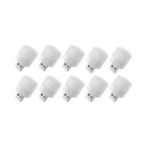 Mini Luz Noturna LED USB, Lâmpada Com Plugue USB, Luz De Leitura Com Proteção Para Os Olhos,