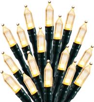 Mini luzes LED de Natal Minetom 39 pés 100 LED branco quente