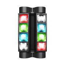 Mini Luzes LED RGBW Tipo Aranha Com Ativação Por Voz, DMX, Móvel, Para DJ, Discoteca, Festas E