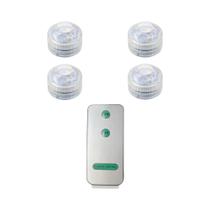 Mini Luzes LED Submersíveis À Prova d'Água Com Controle Remoto, Funcionamento a Bateria, Luzes