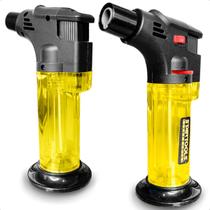 Mini Maçarico a Gás Recarregável Portátil Automático Com Regulador De Chamas Caerus