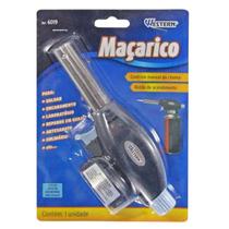 Mini Maçarico A Gás Regulador Recarregável Botão Automático