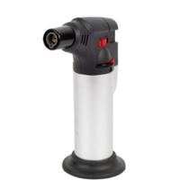 Mini Maçarico Portátil Gás Acendimento Automático Regulagem de Chamas