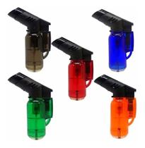 Mini Maçarico Portátil Recarregável Com Regulagem Culinário Acendedor Automático