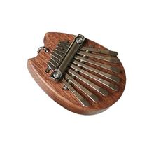 Mini madeira Kalimba Thumb Piano de 8 notas com alça e caixa