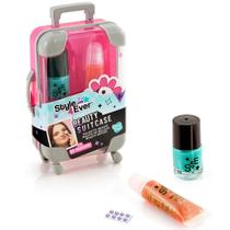 Mini Mala de Beleza Style 4 Ever Esmalte e Gloss Rosa - Fun