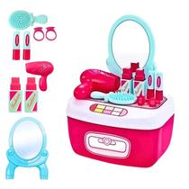 Mini Maleta Fashion Infantil Faz de Conta Salão de Beleza