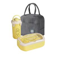 Mini Maleta Térmica Com Zíper Multiuso + Kit Lancheira Mini Maleta Térmica Com Zíper Multiuso + Kit Lancheira