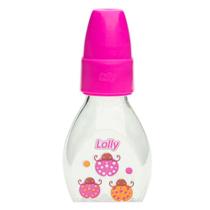 Mini Mamadeira 50ml Rosa - Lolly
