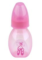 Mini Mamadeira Color (Chuca) Com Bico Em Silicone 60Ml Rosa