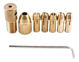 Mini Mandril Acoplável. Mandril Para Motor Kit 7 Peças