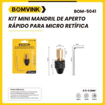 Mini Mandril de Aperto Rápido Para