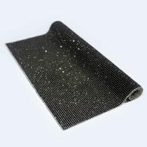 Mini Manta De Strass Infinity 120x40cm - Jet Mini Manta De Strass Infinity 120x40cm - Jet