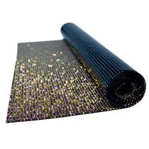 Mini Manta De Strass Infinity 23x40cm - Hematite Fuschia Mini Manta De Strass Infinity 23x40cm - Hematite Fuschia