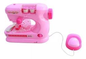 Mini Máquina Costura de verdade (rosa claro) - Toys