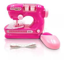 Mini Máquina Costura de verdade (rosa) - Toys