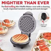 Mini máquina Dash Deluxe para waffles individuais - cinza