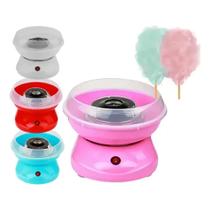 Mini Máquina De Algodão Doce Caseira Portátil 220v Vermelho, pink ou azul