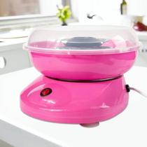 Mini Máquina De Algodão Doce Portátil 110v Marshmallow Rosa