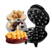 Mini Máquina De Cake Pop 12 Unidades Antiaderente Fazer Bolinho e Pão de Queijo 110v