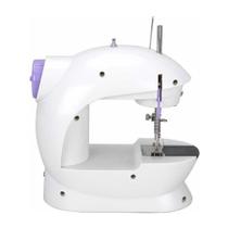 Mini Máquina De Costura 4 Em 1 Portátil Costureiro Prof Cor Branco 110v Mini Máquina De Costura 4 Em 1 Portátil Costureiro Prof Cor Branco 110v