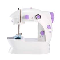 Mini Máquina De Costura Branca 110v/220v Portátil Pilha Mini Máquina De Costura Branca 110v/220v Portátil Pilha