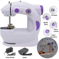 Mini Máquina de Costura, Compacta e Funcional para Consertos Rápidos em Roupas Mini Máquina de Costura, Compacta e Funcional para Consertos Rápidos em Roupas