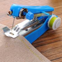 Mini Máquina De Costura De Mão + 10 Linhas Pequenos Reparos Favorito