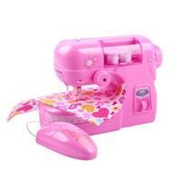 Mini máquina de costura elétrica Pretend Play Toy para crianças
