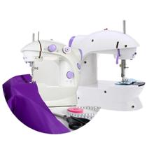 Mini Máquina De Costura Elétrica Reta Portátil Com Pedal 110v 220v