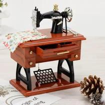 Mini Maquina De Costura Musical A Corda Miniatura Decoração Mini Maquina De Costura Musical A Corda Miniatura Decoração