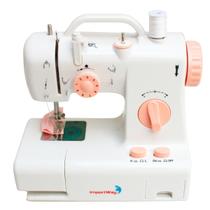 Mini Máquina de Costura Portátil 2 Velocidades Bivolt Pilhas