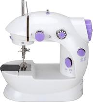 Mini Máquina de Costura Portátil Bivolt Com Pedal - SM202 Mini Máquina de Costura Portátil Bivolt Com Pedal - SM202
